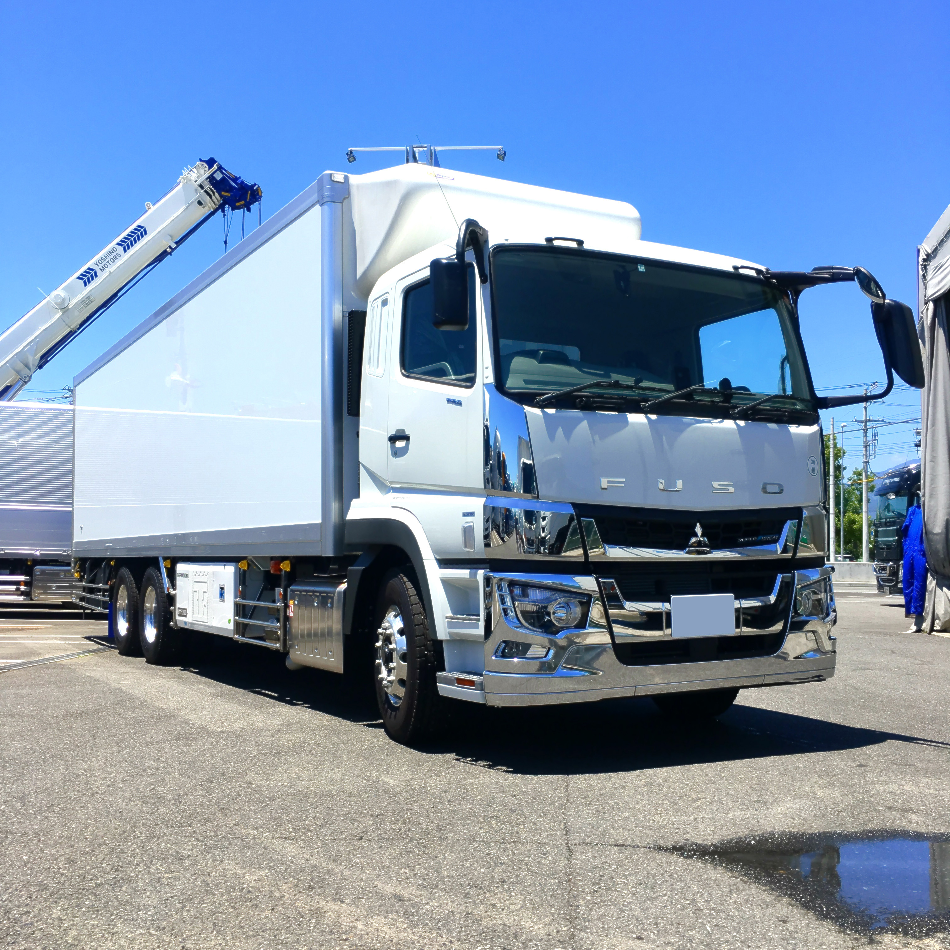 三菱ふそうスーパーグレート エアサス車渡月丸冷凍車完成品最終